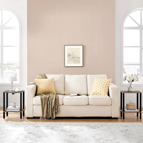 Gewudraw 2-Piece End Table Set for Small Spaces