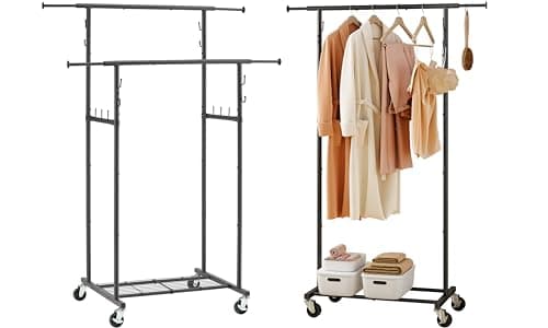 Double Rod Garment Rack