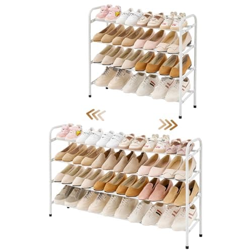Expandable Gewudraw Console Table and Shoe Rack