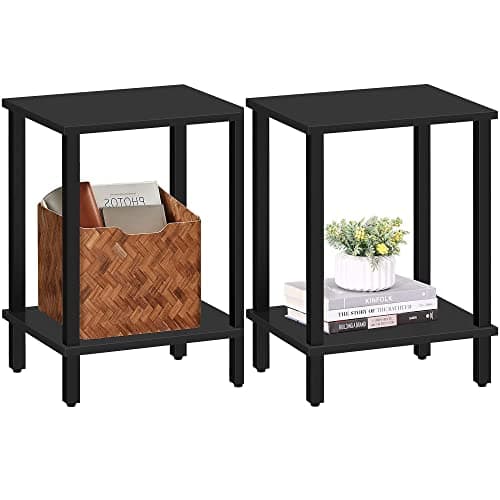 TUTOTAK End Tables Set of 2 for Small Spaces