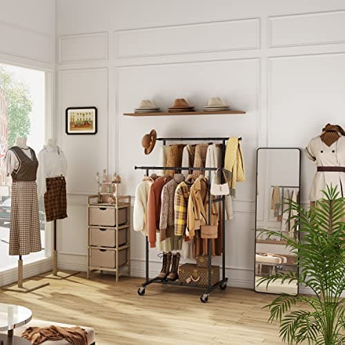 Double Rod Garment Rack