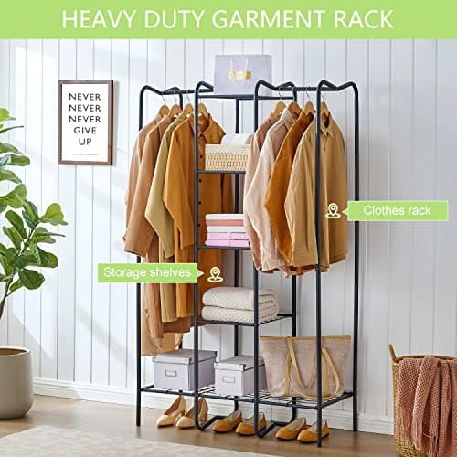 Gewudraw Heavy Duty Clothes Rack