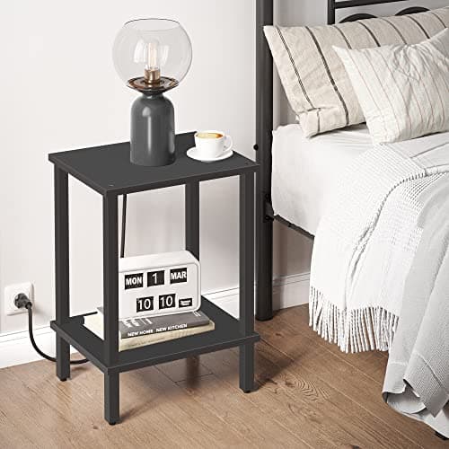 TUTOTAK End Tables Set of 2 for Small Spaces