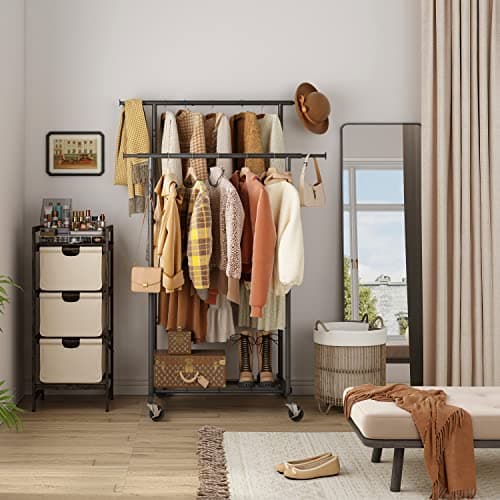 Double Rod Garment Rack