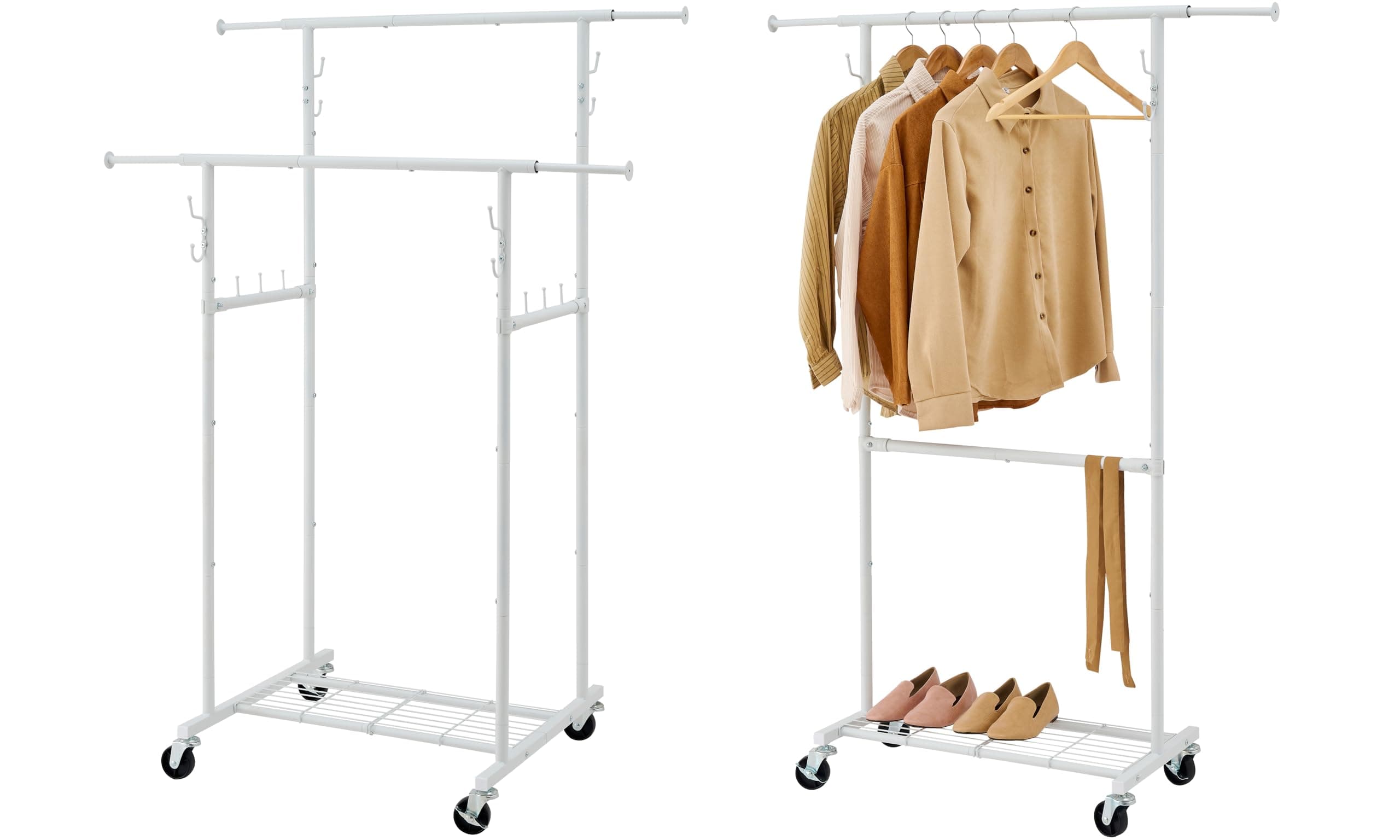 Double Rod Garment Rack
